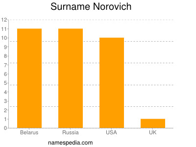 Familiennamen Norovich