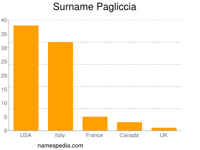 Familiennamen Pagliccia