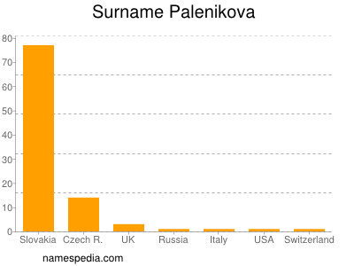 Familiennamen Palenikova