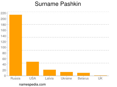 Familiennamen Pashkin