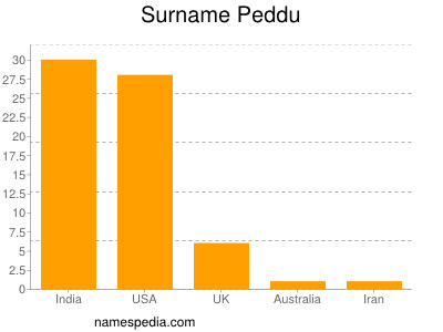 Familiennamen Peddu