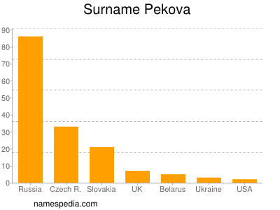 Surname Pekova