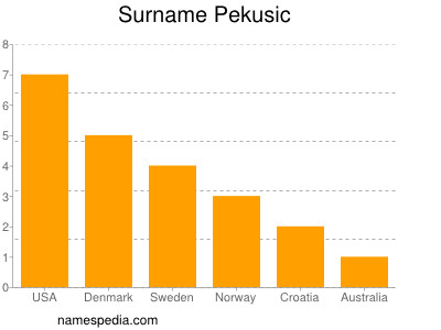 Familiennamen Pekusic