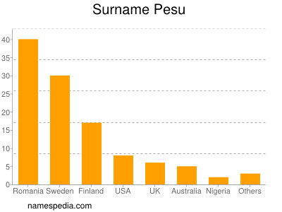 Familiennamen Pesu