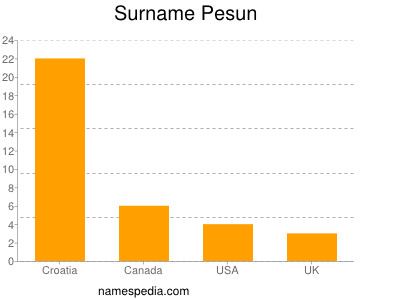 Surname Pesun