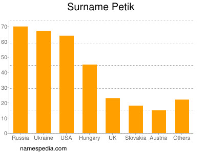 Familiennamen Petik