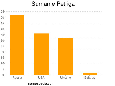 Familiennamen Petriga