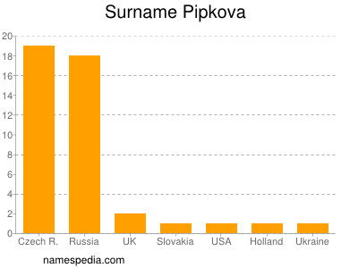 Familiennamen Pipkova