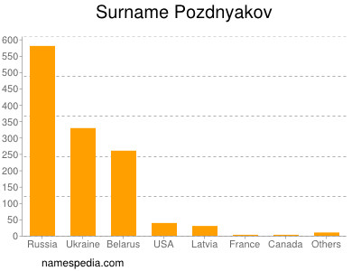 Familiennamen Pozdnyakov