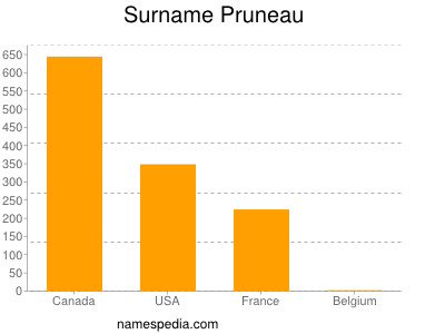 Surname Pruneau