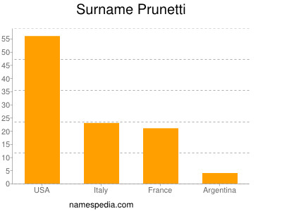 Familiennamen Prunetti