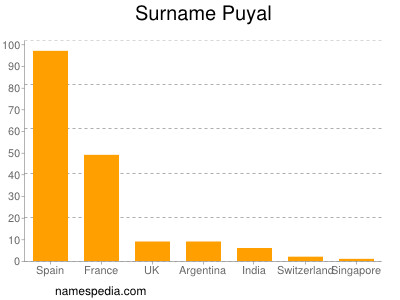 Familiennamen Puyal