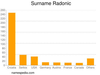 Familiennamen Radonic