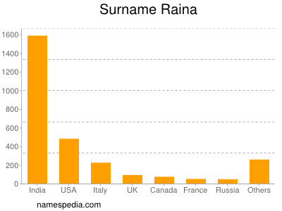 Familiennamen Raina