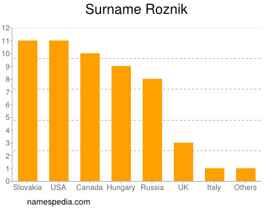 Familiennamen Roznik