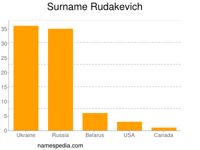 Familiennamen Rudakevich