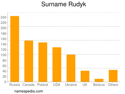 Familiennamen Rudyk