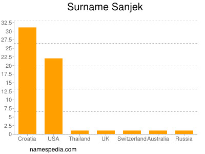 Familiennamen Sanjek