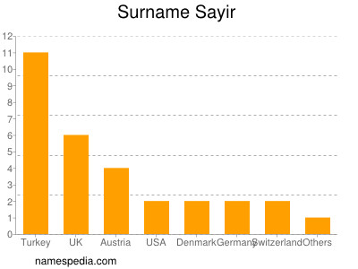 Familiennamen Sayir