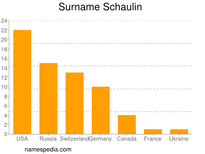 Familiennamen Schaulin