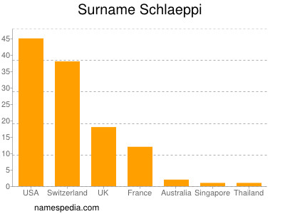 Familiennamen Schlaeppi