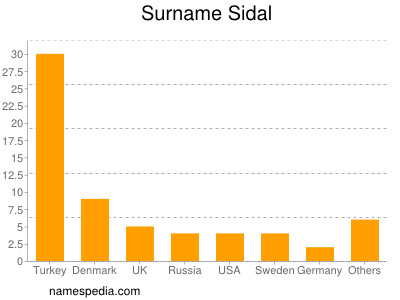 Familiennamen Sidal