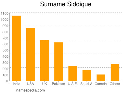 Familiennamen Siddique