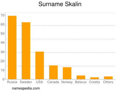 Familiennamen Skalin