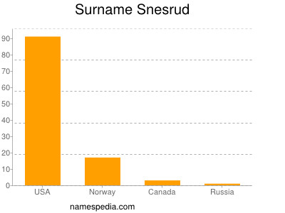 Familiennamen Snesrud