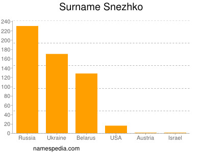 Surname Snezhko