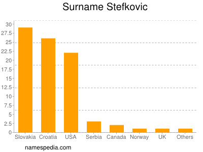 Familiennamen Stefkovic