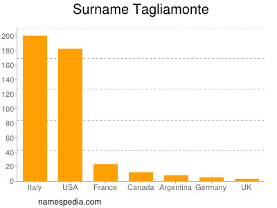 Familiennamen Tagliamonte