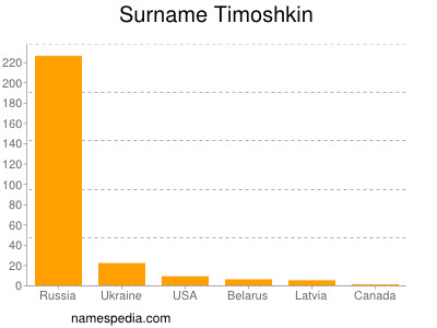 Familiennamen Timoshkin