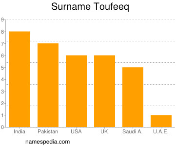 Familiennamen Toufeeq