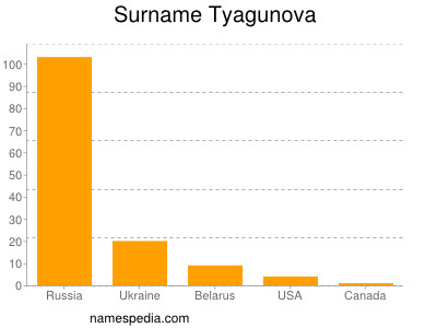 Familiennamen Tyagunova