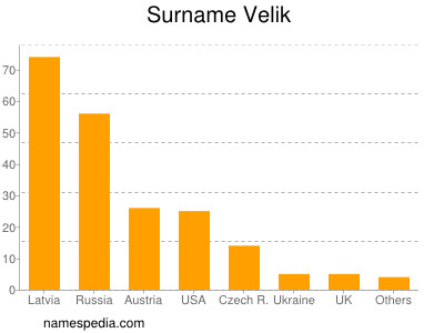 Familiennamen Velik