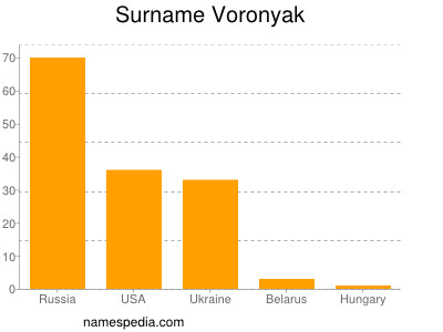 Familiennamen Voronyak