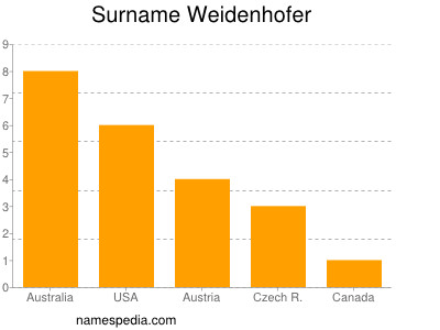 Familiennamen Weidenhofer