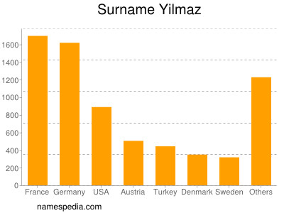 Familiennamen Yilmaz