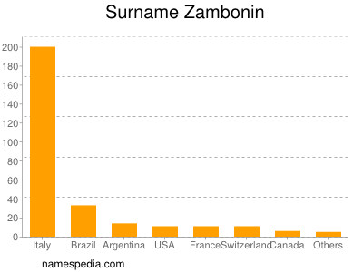 Surname Zambonin