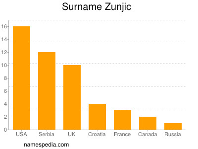 Familiennamen Zunjic