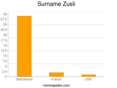 Familiennamen Zusli