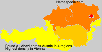 Surname Abazi in Austria Surname Abazi in Austria