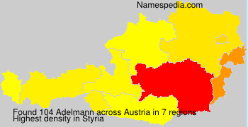 Surname Adelmann in Austria Surname Adelmann in Austria