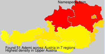 Surname Ademi in Austria Surname Ademi in Austria