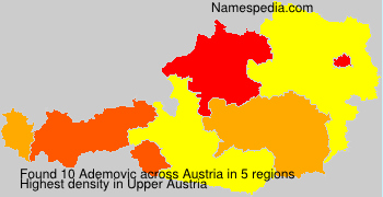 Surname Ademovic in Austria Surname Ademovic in Austria