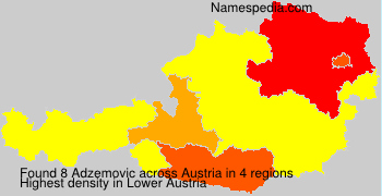 Surname Adzemovic in Austria Surname Adzemovic in Austria