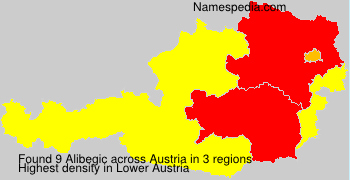Surname Alibegic in Austria Surname Alibegic in Austria