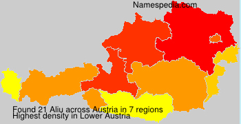 Surname Aliu in Austria Surname Aliu in Austria