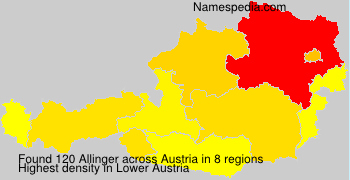 Surname Allinger in Austria Surname Allinger in Austria